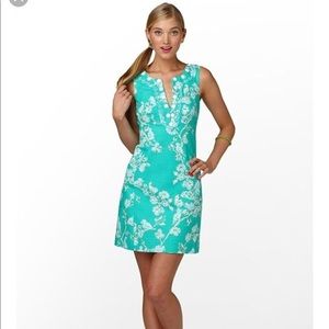 Lilly Pulitzer Adelina Dress Lagoon Green NWT